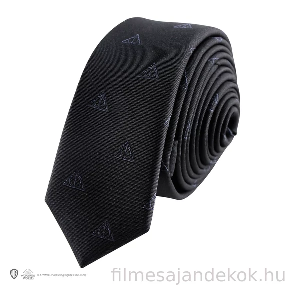 Halál ereklyéi Nyakkendő Deluxe Ajándékszett – Harry Potter Elegancia Sötét Stílusban