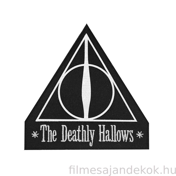 Harry Potter Halál ereklyéi (Deathly Hallows) Deluxe felvarrók, 3 darabos szett