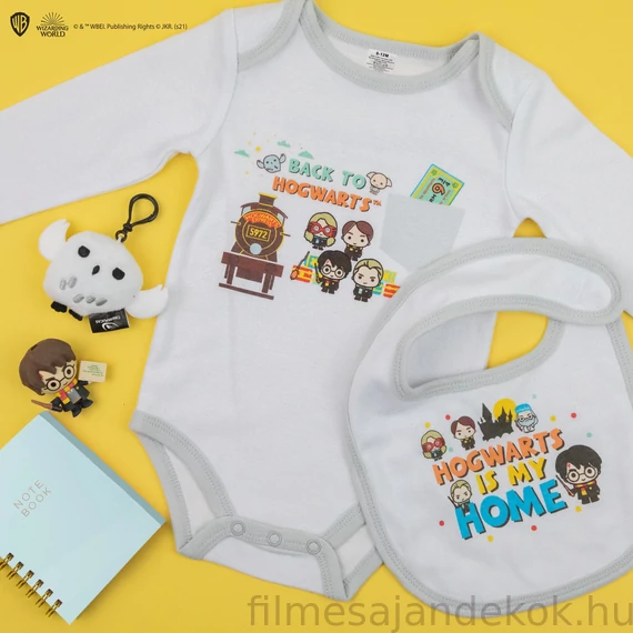 Harry Potter – Hogwarts baba body és előke szett 6/12 hó
