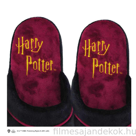 Griffendél Papucs / Harry Potter Plüssös Otthoni Mamusz S/M