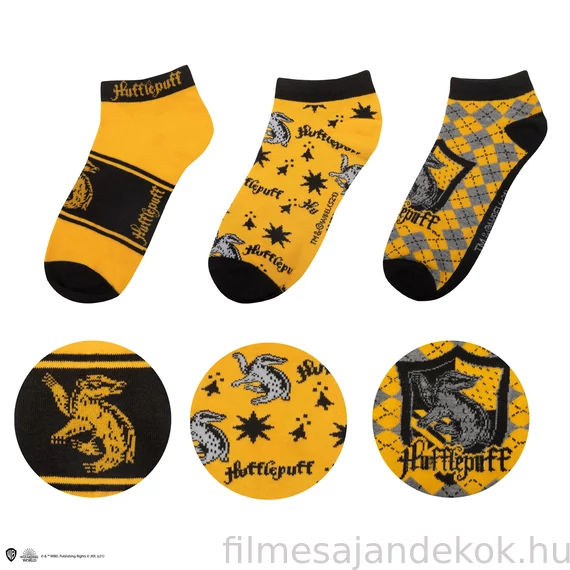 Hugrabug Bokazokni 3 darabos Szett – Harry Potter Kollekció