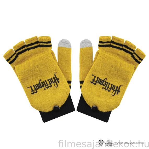Harry Potter – Hufflepuff kesztyű (ujjatlan és egyujjas változat)