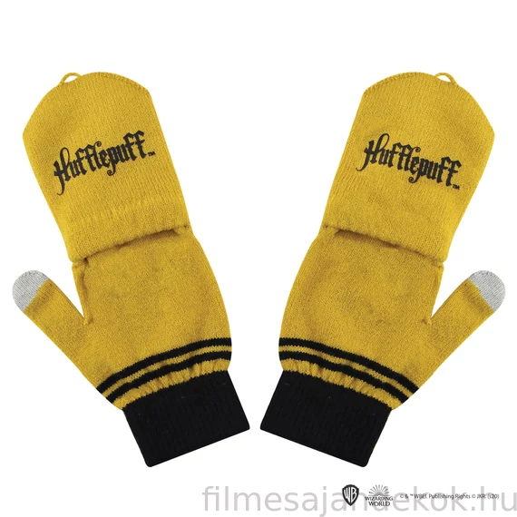 Harry Potter – Hufflepuff kesztyű (ujjatlan és egyujjas változat)