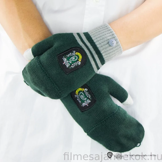Harry Potter – Slytherin kesztyű (ujjatlan és egyujjas változat)