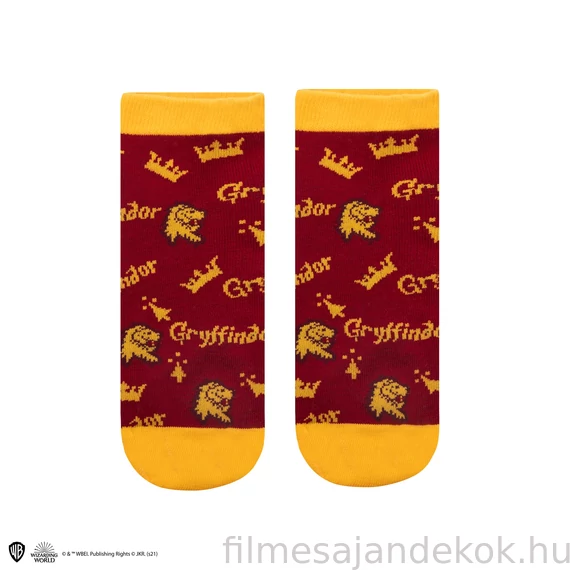 Griffendél Bokazokni 3 Pár/Szett - Harry Potter Kollekció