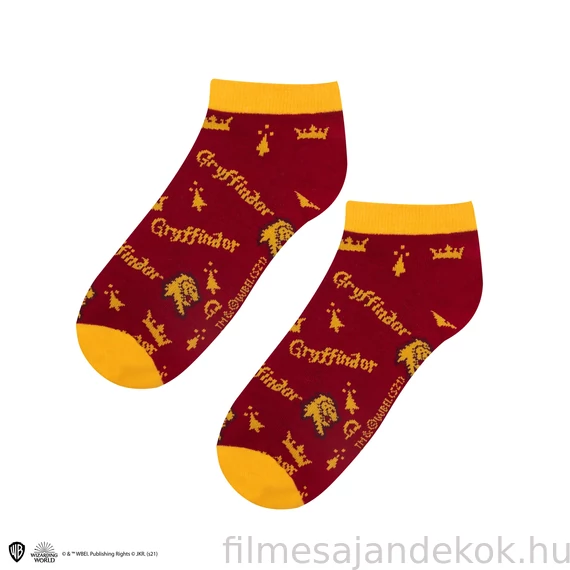 Griffendél Bokazokni 3 Pár/Szett - Harry Potter Kollekció