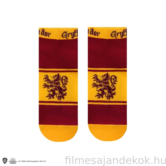 Griffendél Bokazokni 3 Pár/Szett - Harry Potter Kollekció