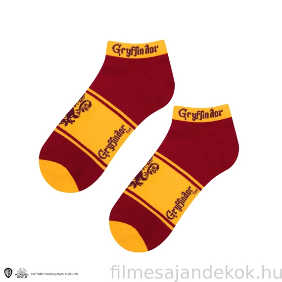 Griffendél Bokazokni 3 Pár/Szett - Harry Potter Kollekció