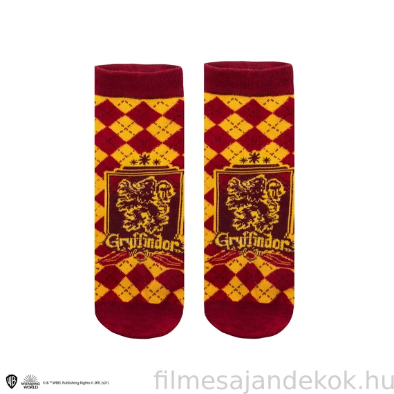 Griffendél Bokazokni 3 Pár/Szett - Harry Potter Kollekció