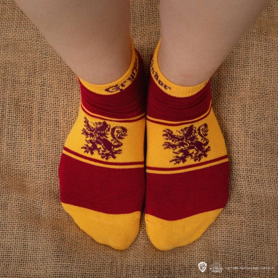 Griffendél Bokazokni 3 Pár/Szett - Harry Potter Kollekció