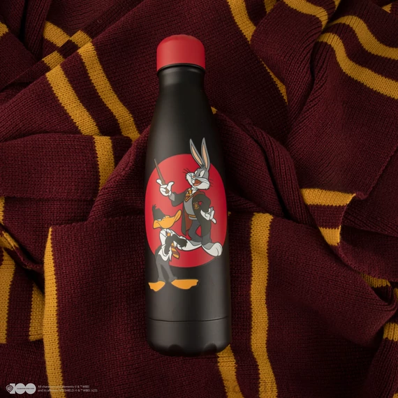 Harry Potter – Griffendél x Looney Tunes Rozsdamentes Acél Kulacs (Tapsi Hapsi & Dodó kacsa)