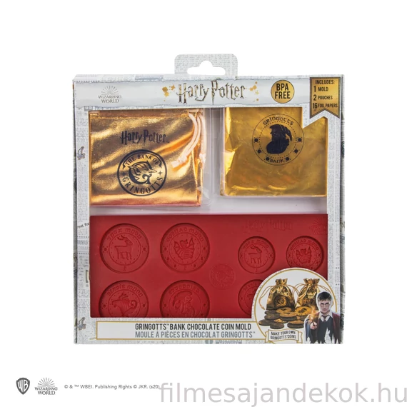 Gringotts Bank csokipénz öntőforma