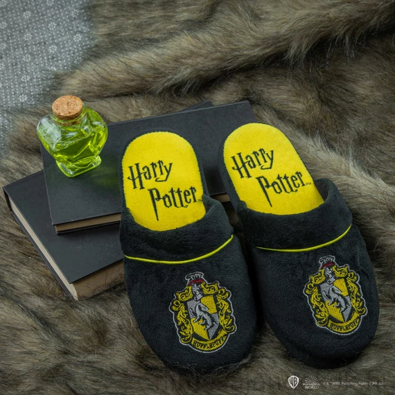 Hugrabug Papucs / Harry Potter Plüssös Otthoni Mamusz S/M