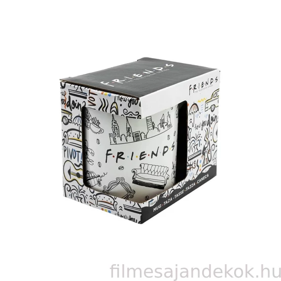 Jóbarátok NYC porcelán bögre 325 ml Díszdobozban