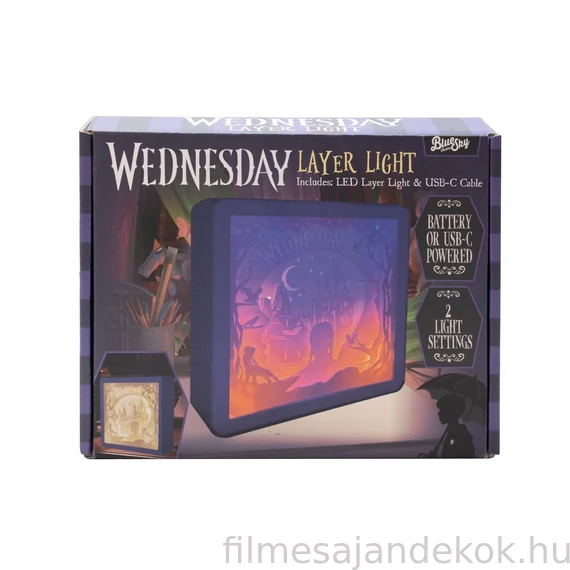 Wednesday – Réteges LED hangulatlámpa