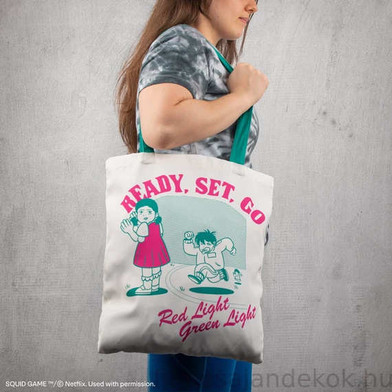 Squid Game – Young-Hee „Ready, Set, Go” Vászontáska