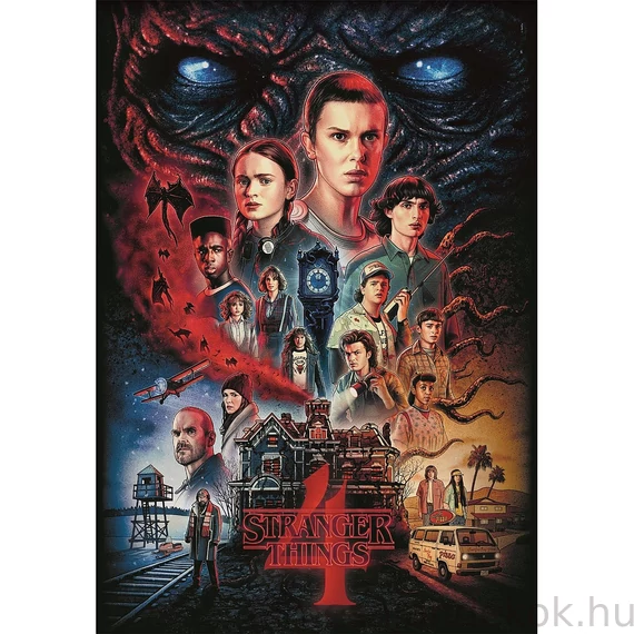 Stranger Things Darkness Rises 1000 db-os Compact puzzle Clementoni
