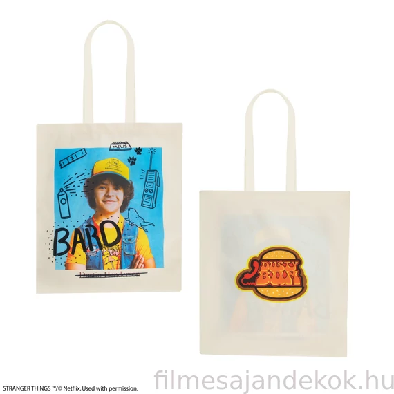 Stranger Things – Dustin Henderson vászontáska „Dusty Bun” dizájnnal