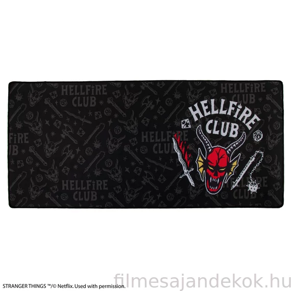 Stranger Things – Hellfire Club XL méretű egérpad