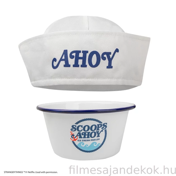 Stranger Things – Scoops Ahoy Fagyistál Tengerészsapkával