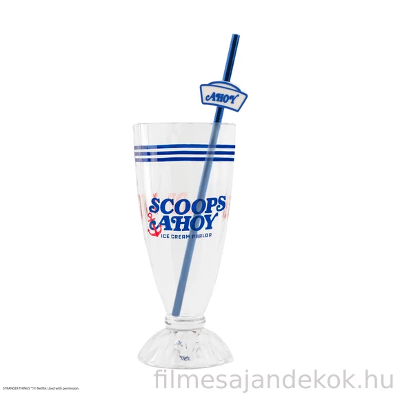 Stranger Things – Scoops Ahoy Milkshake pohár szett