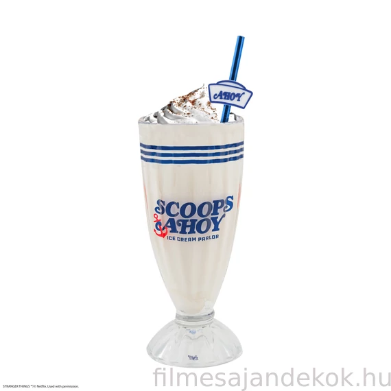 Stranger Things – Scoops Ahoy Milkshake pohár szett
