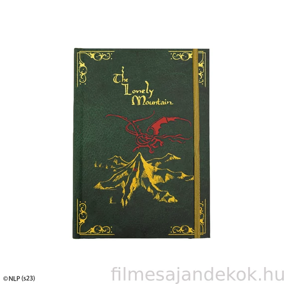 A Hobbit – Keménytáblás Jegyzetfüzet Térképmelléklettel