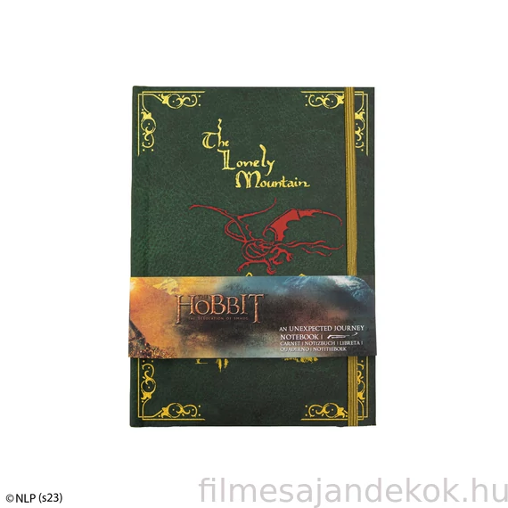 A Hobbit – Keménytáblás Jegyzetfüzet Térképmelléklettel