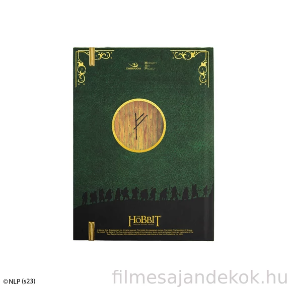 A Hobbit – Keménytáblás Jegyzetfüzet Térképmelléklettel