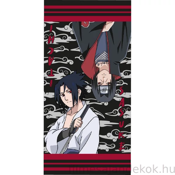 Naruto Uchiha Brothers fürdőlepedő, strand törölköző 70x140 cm
