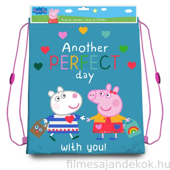 Peppa malac Perfect Day sporttáska tornazsák 40 cm