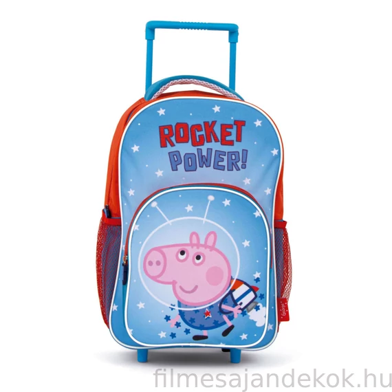 Peppa malac Rocket gurulós ovis hátizsák, táska 36 cm