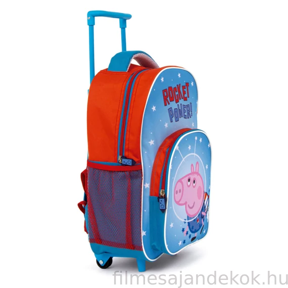 Peppa malac Rocket gurulós ovis hátizsák, táska 36 cm