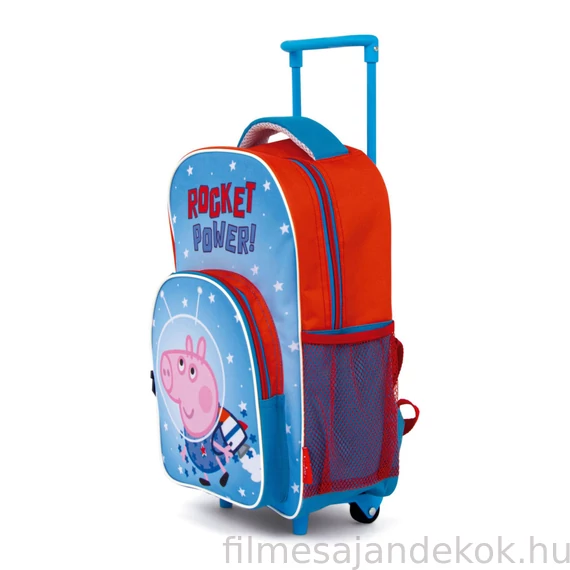 Peppa malac Rocket gurulós ovis hátizsák, táska 36 cm