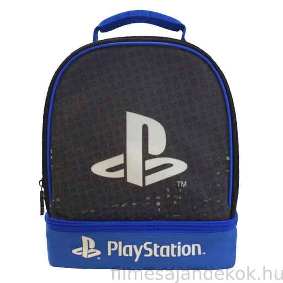 PlayStation thermo dupla uzsonnás táska, hűtőtáska 27 cm