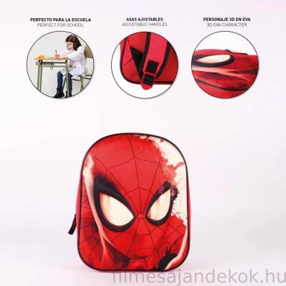 Pókember 3D hátizsák, táska 31 cm