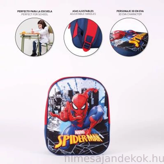 Pókember 3D hátizsák, táska 31 cm