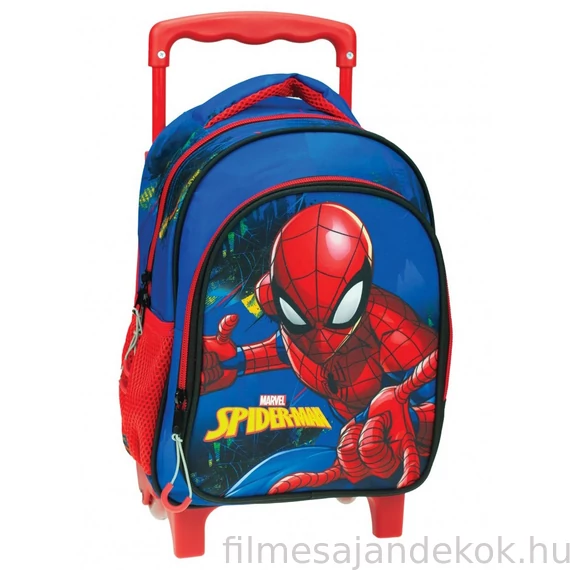 Pókember Blue gurulós ovis hátizsák, táska 30 cm