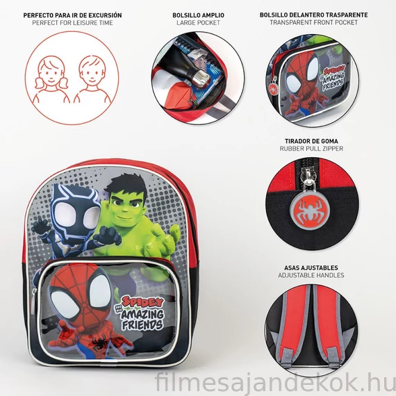 Pókember Spidey hátizsák, táska 30 cm