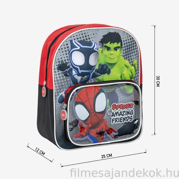 Pókember Spidey hátizsák, táska 30 cm