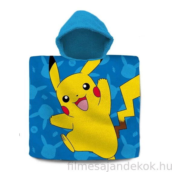 Pokémon Blue strand törölköző poncsó 60x120 cm
