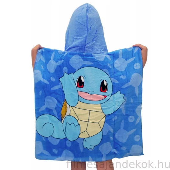 Pokémon Blue strand törölköző poncsó 60x120 cm