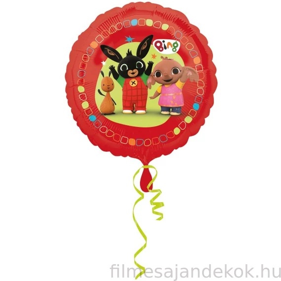 Bing Red fólia lufi 43 cm