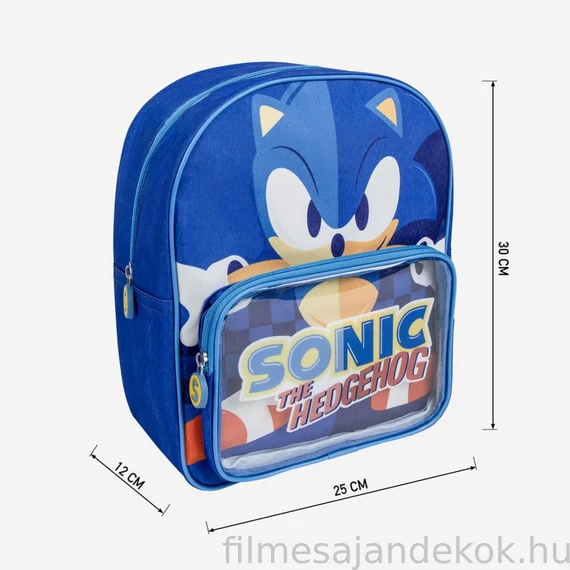 Sonic a sündisznó hátizsák, táska 30 cm