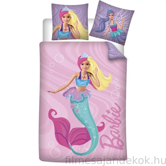 Barbie Mermaid ágyneműhuzat 140×200cm, 65×65 cm