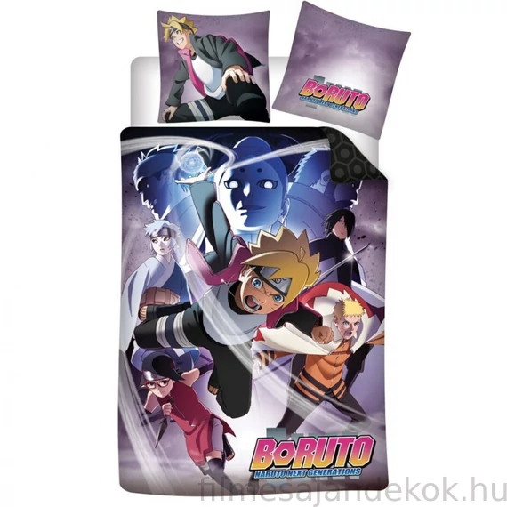 Boruto Rasengan's Power ágyneműhuzat 140×200cm, 65×65 cm