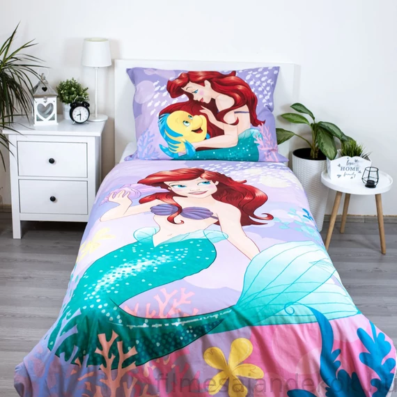 Disney Hercegnők Ariel Pink ágyneműhuzat 140×200cm 70×90 cm