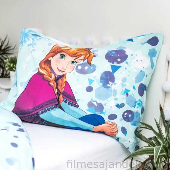 Disney Jégvarázs sötétben világító ágyneműhuzat 140×200cm 70×90 cm
