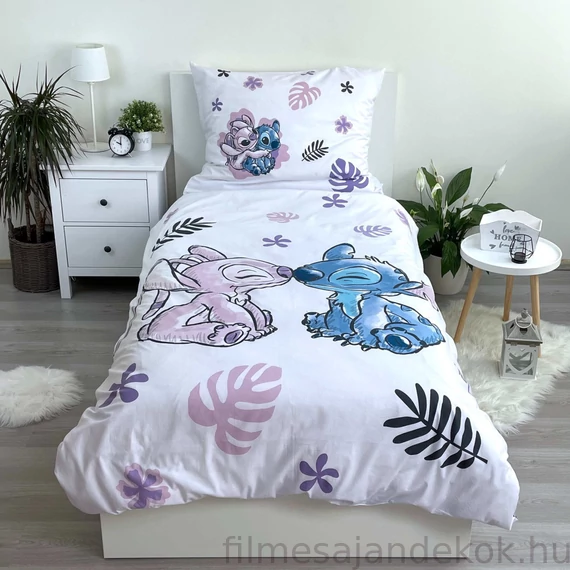 Disney Lilo és Stitch A csillagkutya Boojiboo ágyneműhuzat 140×200cm 70×90 cm