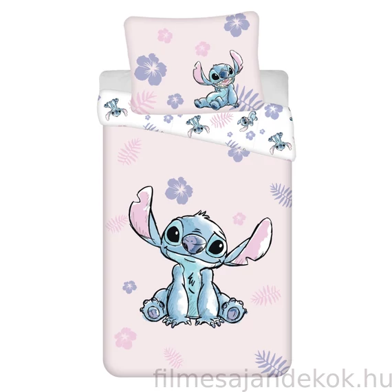 Disney Lilo és Stitch, A csillagkutya Pink ágyneműhuzat 140×200cm, 70×90 cm